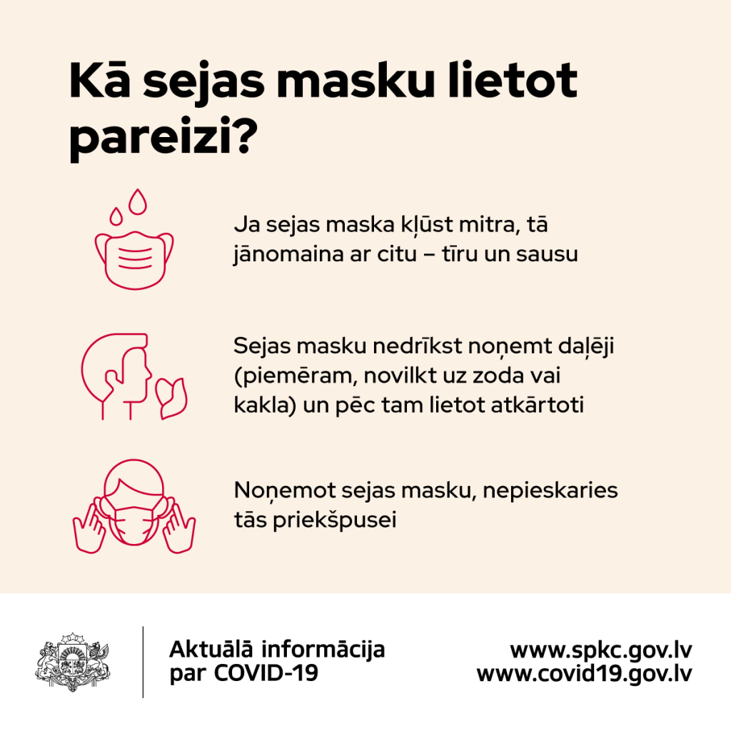 kā pareizi lietot sejas maskas